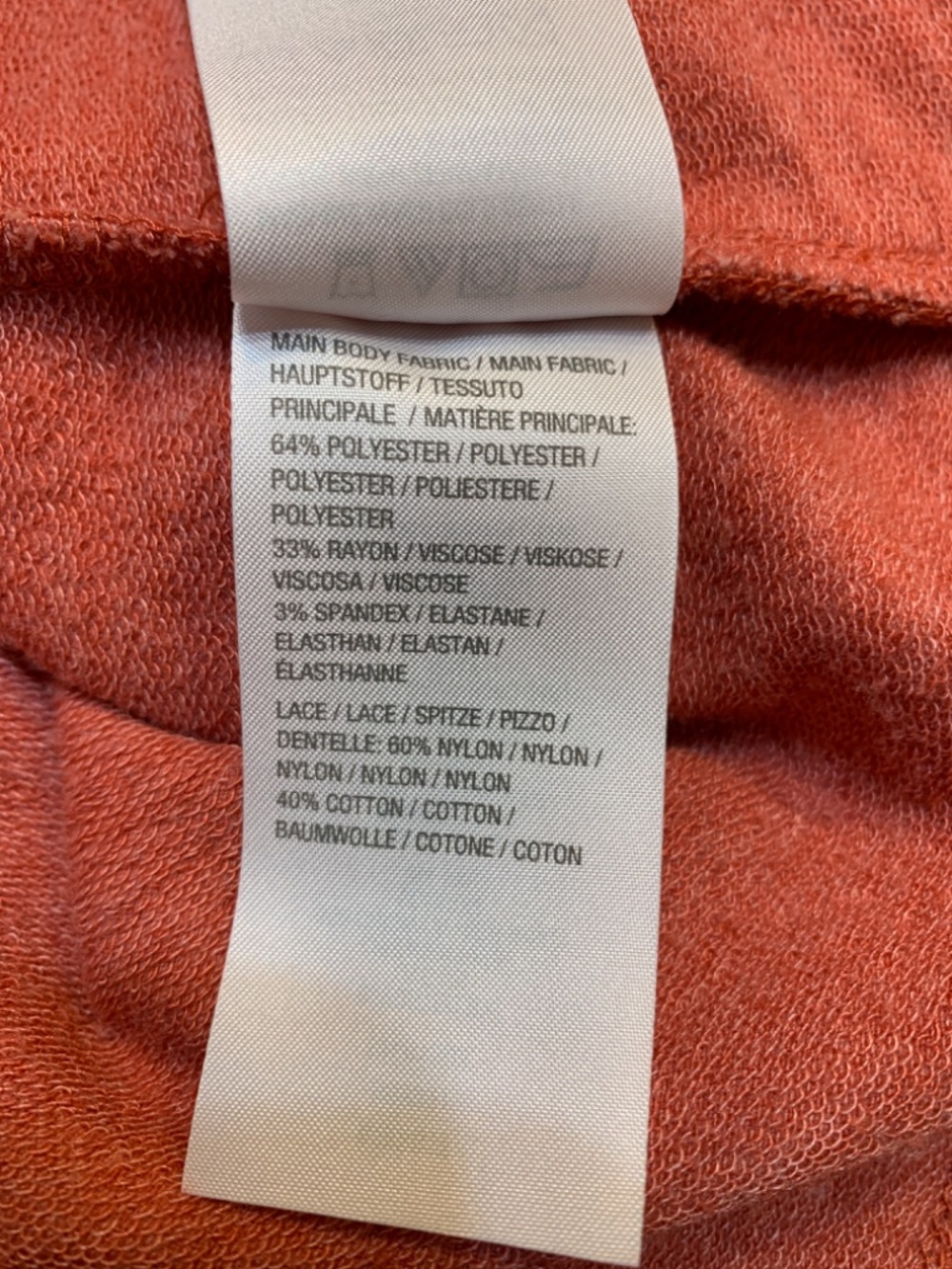 LOGO Lounge Lori Goldstein Womens Zip Up Sweatshirt Size 2X Red Lace Overlay - Picture 13 of 14